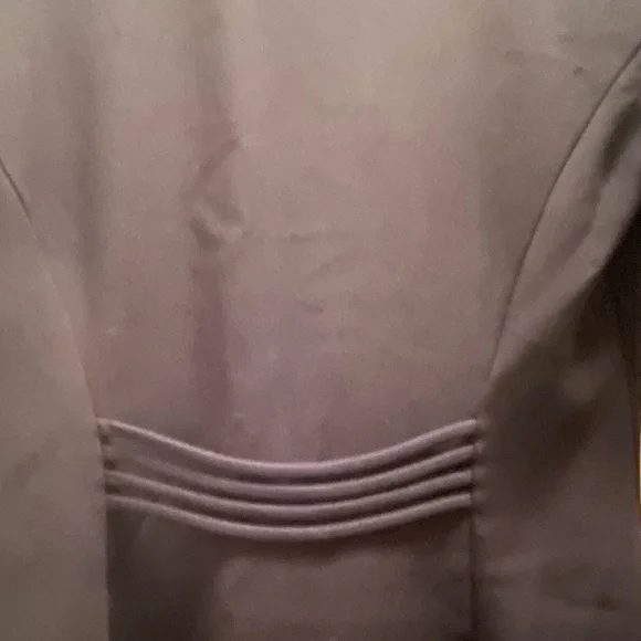 Vintage Desiree Womans Black Button Down Short Sleeve Collared V Neck Midi Dress - Picture 10 of 10